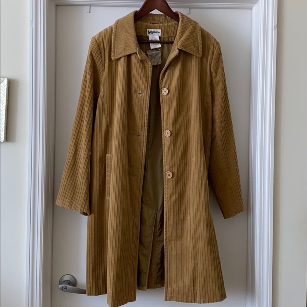 Bagatelle tan corduroy spring coat